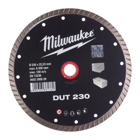 Milwaukee 4932399529 - Tarcza diamentowa tnąca DUT 230 x 22,23 mm