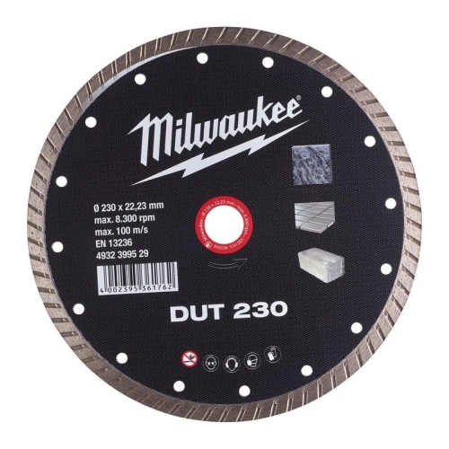 Milwaukee 4932399529 - Tarcza diamentowa tnąca DUT 230 x 22,23 mm