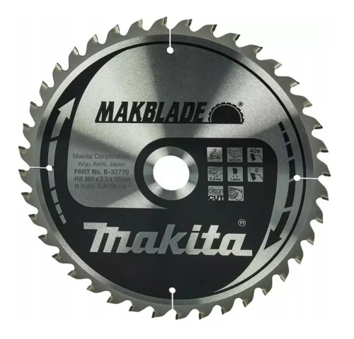 Makita B-32770 - Piła tarczowa 260x30x40z maklblade drewno