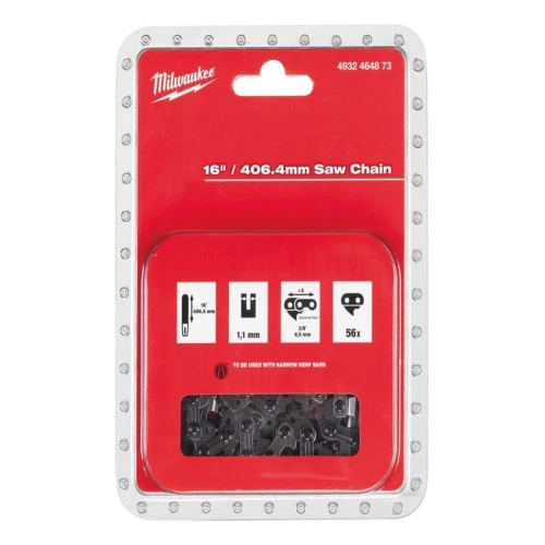 Milwaukee  4932464873 - Łańcuch do piły łańcuchowej M18 FCHS 3/8" x 406,4 mm