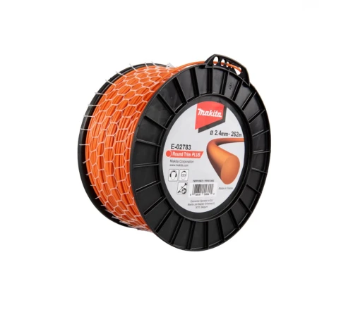 Makita E-02783 - Żyłka tnąca nylonowa okrągła PLUS, średnica 2.4mm, długość 262m