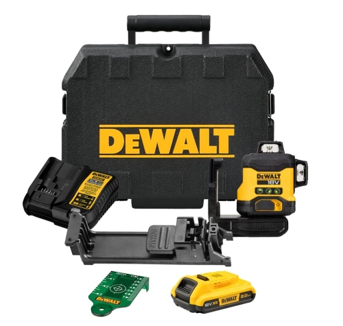 DEWALT DCLE34031D1 - Laser 3-wiązkowy 360° zielony do 40m