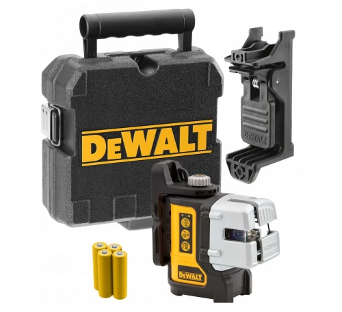 DEWALT DW089CG - Laser Krzyżowy ziel. 180° 3-wiązki