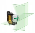 DEWALT DW089CG - Laser Krzyżowy ziel. 180° 3-wiązki