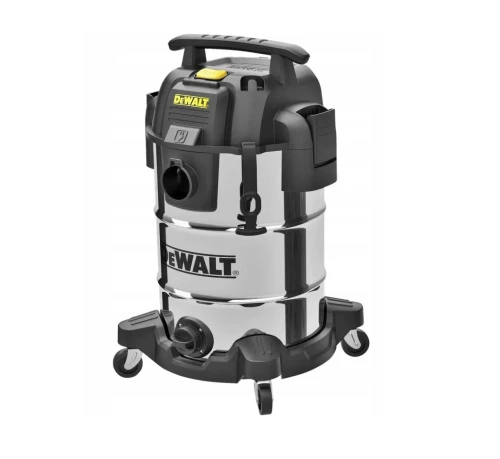 DEWALT DXV30SAPTA - Odkurzacz na mokro/sucho 30 l ze stali nierdzewnej z PTA