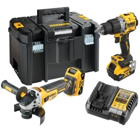 DEWALT DCK2026P2T - Zestaw elektronarzędzi DCD805 + DCG405 2x5,0Ah