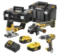 DEWALT DCK329P2T - Zestaw Combo DCD796 + DCG405 + DCS335 18V 2x5,0Ah