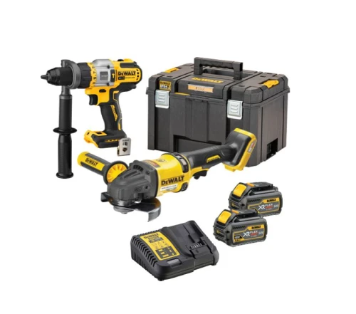 DEWALT DCK2016T2T - Zestaw Combo DCD999 + DCG418 2x6.0Ah