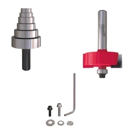 Milwaukee 4932500999 - Frez do wręgowania do drewna z węglikiem spiekanym, trzpień 8 mm, 34,9 x 12,7 mm