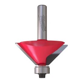 Milwaukee 4932501006 - Frez do fazowania 45° do drewna z węglikiem spiekanym, trzpień 8 mm