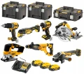 DEWALT DCK706P3T - Zestaw combo DCD805, DCF850, DCS355, DCH263, DCG405, DCS572, DCS334 3x 5 Ah