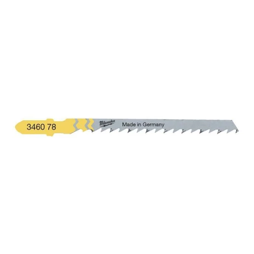 Milwaukee 4932346078 - Brzeszczot do wyrzynarki do cięcia po łuku w drewnie, 75 mm