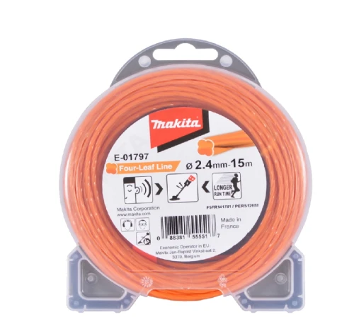 Makita E-01797 - Żyłka tnąca 2,4mm "koniczyna 15m