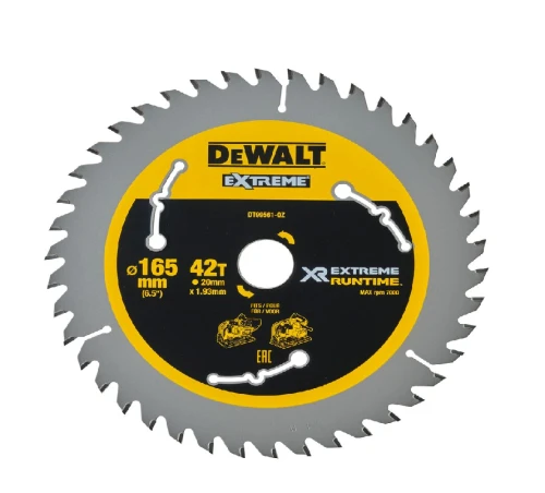 DEWALT DT99561 - Piła tarczowa 165mm 42 zęby
