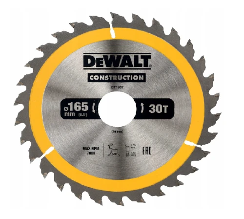 DEWALT DT1937 - Piła tarczowa 165x30x30z