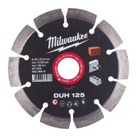 Milwaukee 4932399540 - Tarcza diamentowa tnąca DUH 125 x 22,23 mm