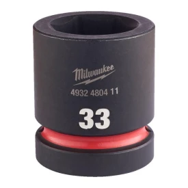 Milwaukee 4932480411 - Nasadka udarowa Shockwave 1" 6-kątna, krótka 33 mm