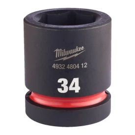Milwaukee 4932480412 - Nasadka udarowa Shockwave 1" 6-kątna, krótka 34 mm