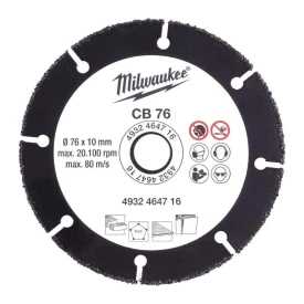 Milwaukee 4932464716 - Tarcza tnąca uniwersalna z nasypem z węglika wolframu 76 x 10 mm