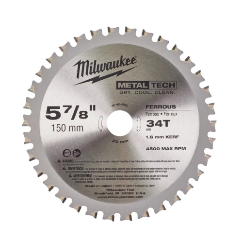 Milwaukee 4932501140 - Tarcza pilarska do metalu 150x20x1.6