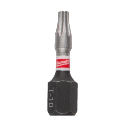 Milwaukee 4932500398 - Bit udarowy Shockwave do śrub Torx, TX10 x 25 mm (25 szt.)