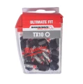 Milwaukee 4932500398 - Bit udarowy Shockwave do śrub Torx, TX10 x 25 mm (25 szt.)