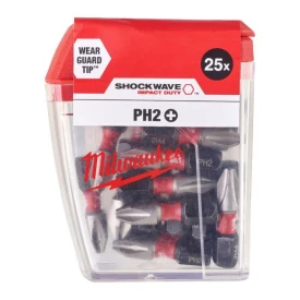 Milwaukee 4932430853 - Bit udarowy do śrub Phillips PH2 x 25 mm (25 szt.)