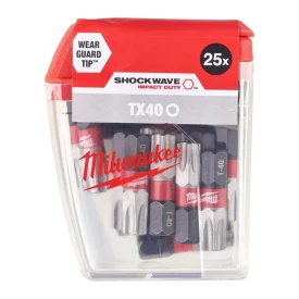 Milwaukee 4932430889 - Bit udarowy do śrub Torx TX40 x 25 mm (25 szt.)