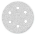 Papier ścierny Menzer WHITE fi 225 z 6 otworami K100 do szlifierek do gipsu 25 szt/opak. LHS/TBS 225 PRO