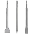 Wolfcraft WF8605000 - Zestaw 3 dłut SDS-Plus w futerale