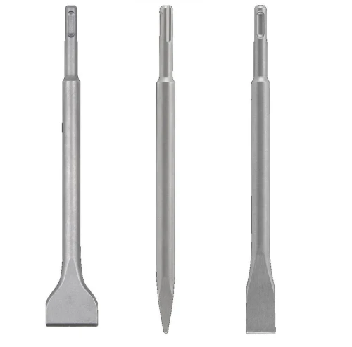Wolfcraft WF8605000 - Zestaw 3 dłut SDS-Plus w futerale