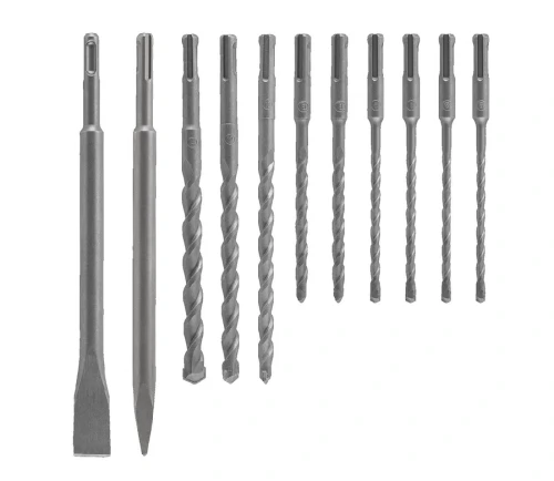 Wolfcraft WF8607000 - Zestaw wierteł i dłut do betonu SDS-Plus