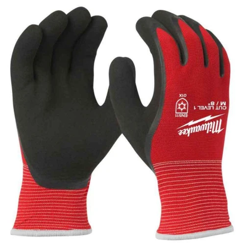 Milwaukee 4932471343 - Rękawice zimowe odporne na przecięcia rozmiar M/8