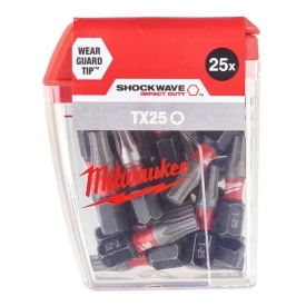 Milwaukee 4932430880 - Bit udarowy Shockwave do śrub Torx TX25 x 25 mm