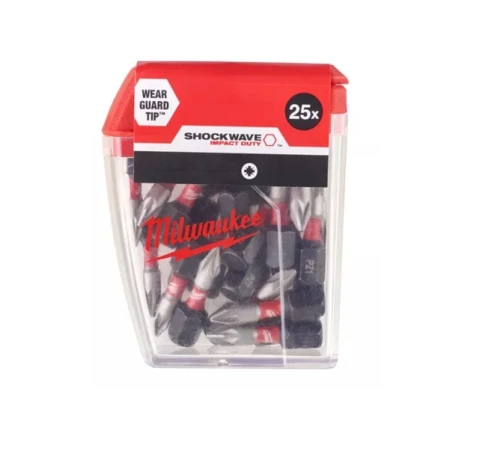 Milwaukee 4932430869 - Bit udarowy Shockwave do śrub Pozidriv PZ3 x 25 mm