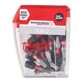 Milwaukee 4932430873 - Bit udarowy Shockwave do śrub Torx TX15 x 25 mm