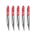 Milwaukee 48475542 - Brzeszczot do cięcia w różnych materiałach z węglikiem 230mm x 6 Tpi - 5 szt.