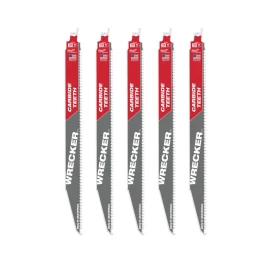 Milwaukee 48475543 - Brzeszczot do cięcia w różnych materiałach z węglikiem 300mm x 6 Tpi - 5 szt.