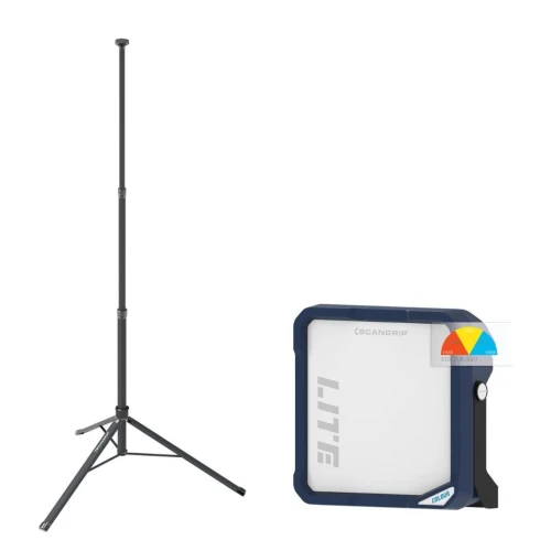 SCANGRIP SG490535 - Zestaw oświetleniowy 5000 lm 3 barwy światła VEGA LITE COLOUR + TRIPOD 2M SCANGRIP