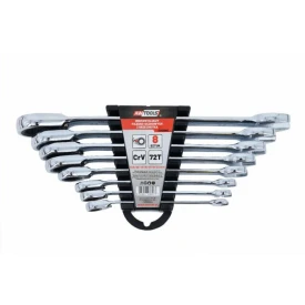 AWTools AW39997 - Zestaw kluczy z grzechotką 8 szt.