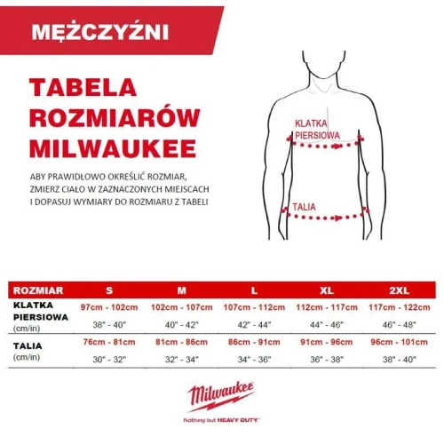 Milwaukee M12 HJ GREY5-0 - Kurtka podgrzewana męska premium XXL
