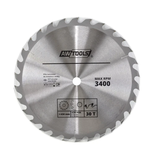AWTools AW48454 - PIŁA TARCZOWA WIDIOWA 125x22x30z