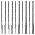 Milwaukee 4932498887 - Wiertło udarowe do betonu SDS-Plus 4-ostrzowe 10 x 90/160 mm (10 szt.)