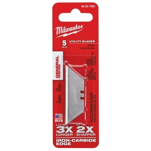 Milwaukee 48221905 - Wymienne ostrze trapezowe do nożyków 5 szt