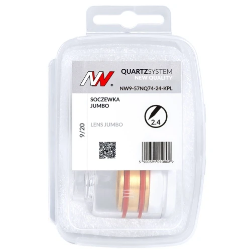 QUARTZSystem NQ - soczewka JUMBO 9/20 na elektrodę 2.4mm
