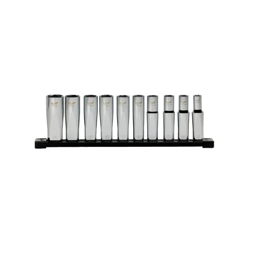 Milwaukee 4932501805 - Zestaw nasadek metrycznych długich 1/2"