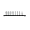 Milwaukee 4932501801 - Zestaw nasadek długich metrycznych 1/4"