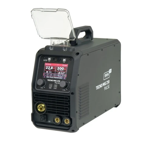 Ideal TECNO MIG 210 PULSE LCD Black Series 4x4 - Spawarka inwertorowa Migomat