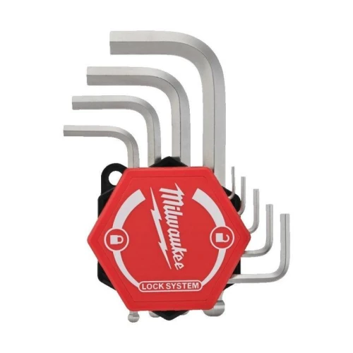 Milwaukee 4932492399 - Zestaw kluczy trzpieniowych zagiętych, krótkich z kulką  1,5 - 10 mm (9 szt.)