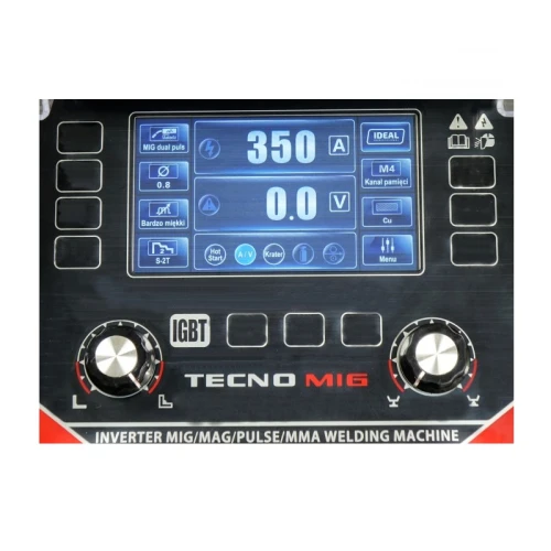 Ideal TECNO MIG 366 PULSE SYNERGIC LCD - Spawarka inwertorowa Migomat